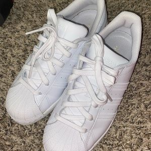 All white sneaker